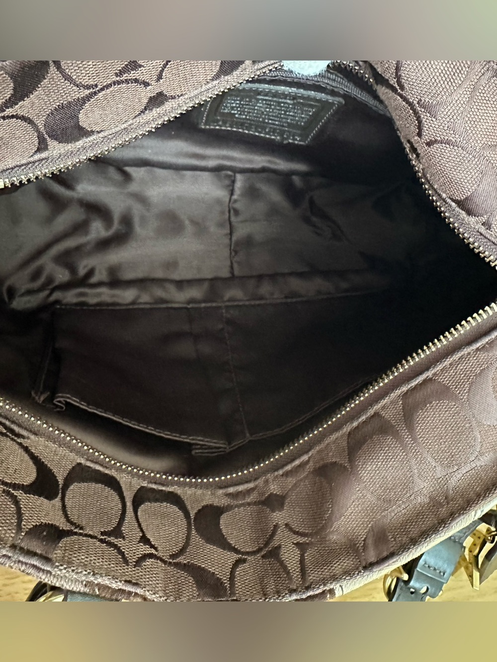 Coach Patchwork Tote Zippy Bag - Picture 8 of 13